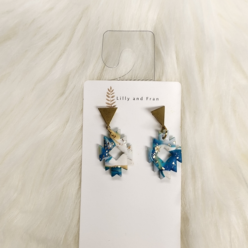 Aztec Earrings - Picture 3 of 3